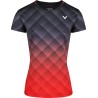 Victor T-shirt T-14100 C Women Black Red
