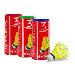 Set de 12 volants de badminton en plastique à haute stabilité et  durabilité, balles de