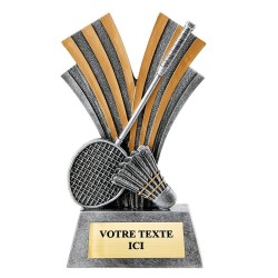 Trophée Badminton 18cm