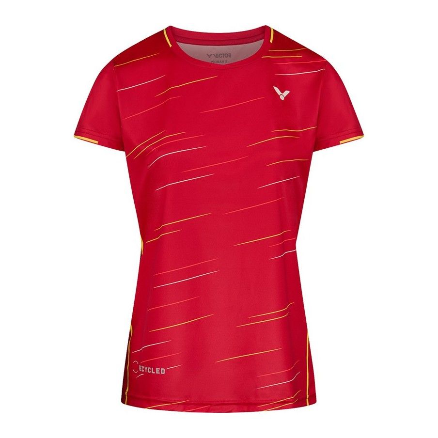 Victor T-shirt T-24101 D Red