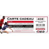 Chèque cadeau 40 €