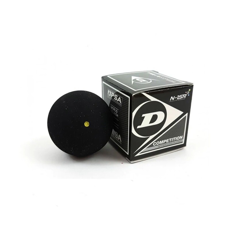 Dunlop Balle De Squash 1 Point Jaune