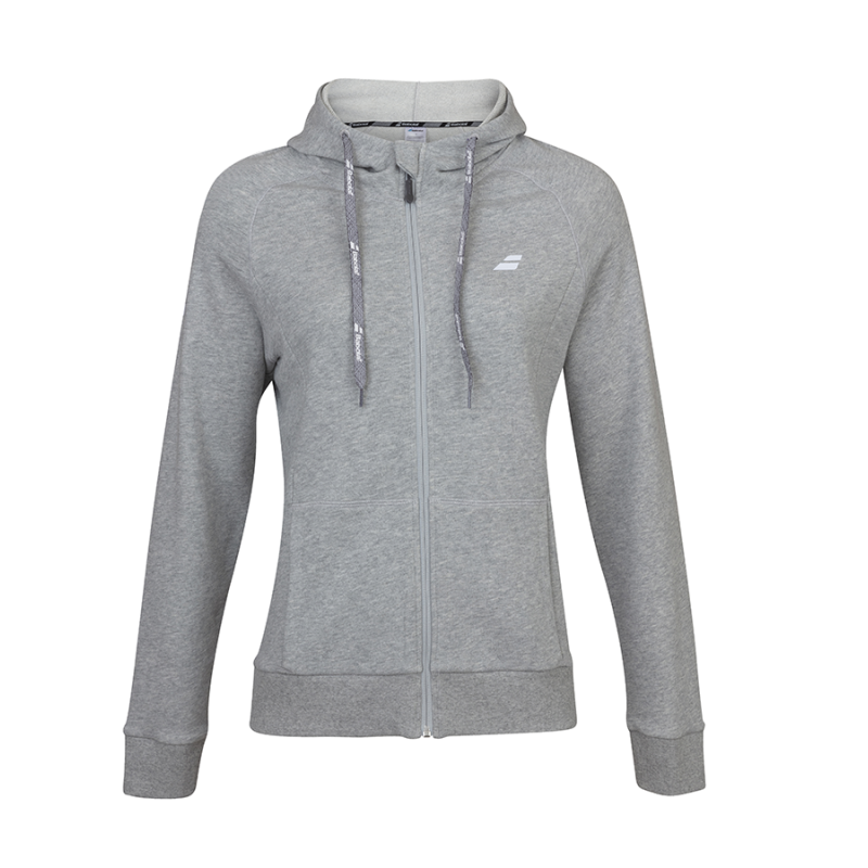 Babolat Hood Jacket Exercise Women Heather Grey