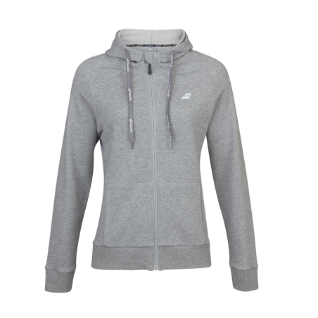 Babolat Hood Jacket Exercise Women Heather Grey