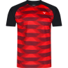 Victor T-Shirt T-33102 CD Men Black Red