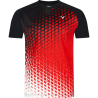 Victor T-Shirt T-33105 CD Men Black Red
