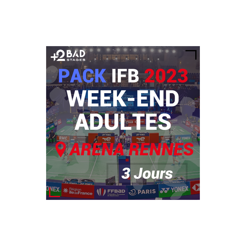 Packs IFB 2023 +2Bad 3 jours