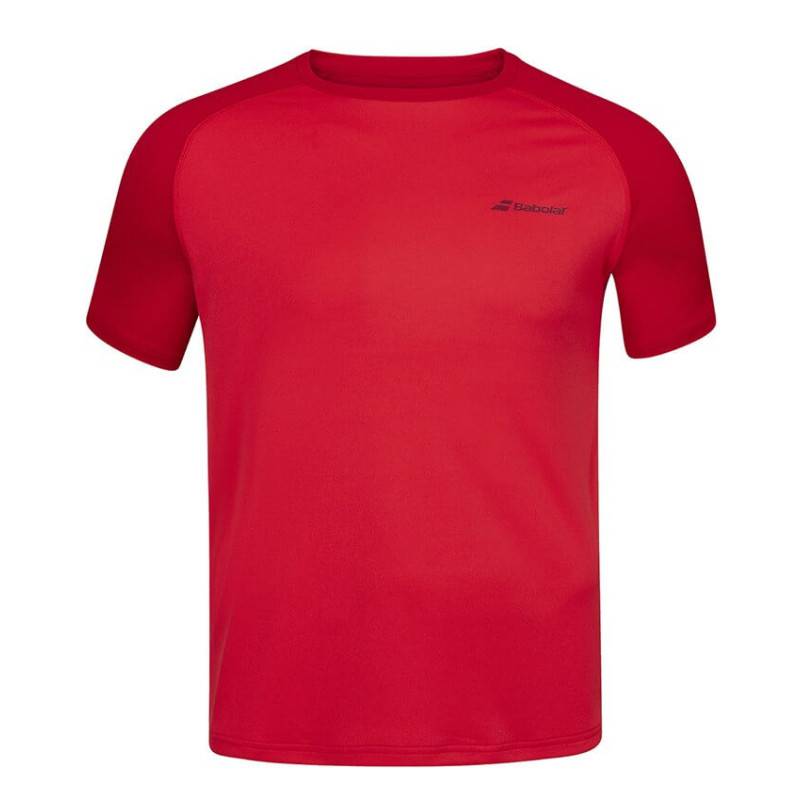 Babolat Crew Neck Play Boy Tomato Red