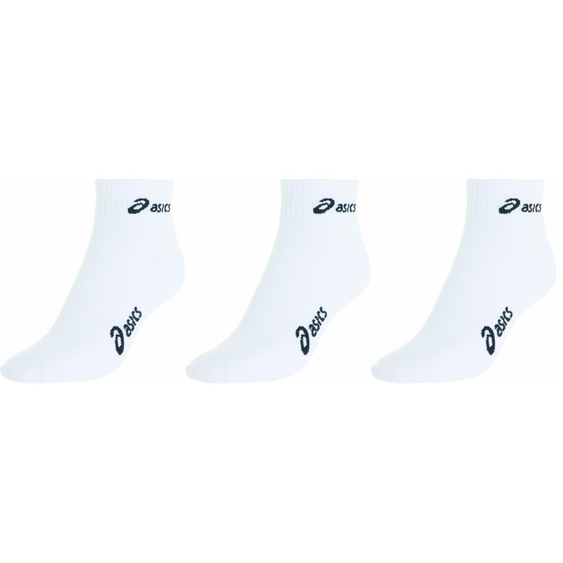 Asics 3PPK Quarter Socks White