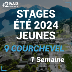 Stage Badminton Jeunes Courchevel Été 2024