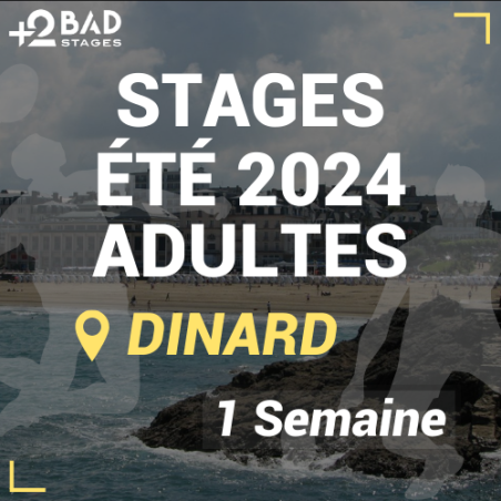 Stage Badminton Adultes Dinard Été 2024