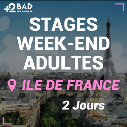 Stages de badminton en Ile-de-France le week-end
