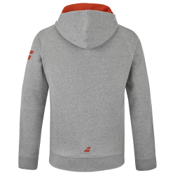 Babolat Exercise Hood Jacket Men Heather Grey