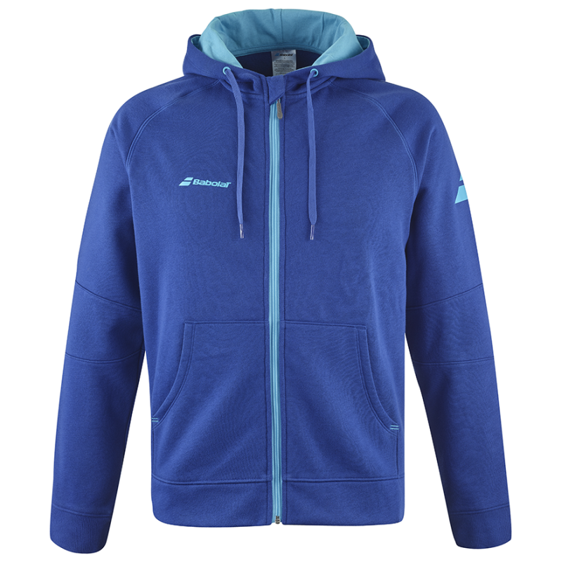 Babolat Exercise Hood Jacket Men Sodalite Blue