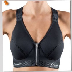 Zsport Soutien-Gorge Silver Black