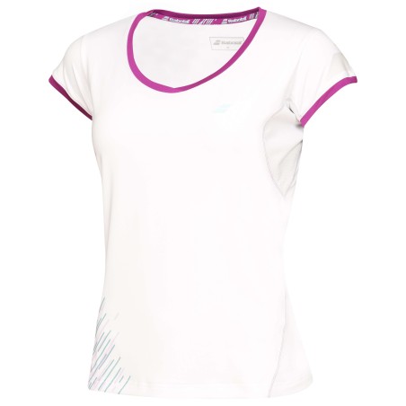 Babolat Cap Sleeve Women Perf 2016 Blanc Babolat Cap Sleeve Women Perf 2016 Blanc