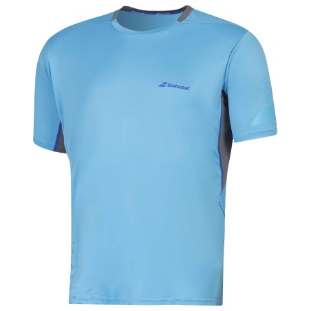 Babolat T-Shirt Crew Neck Men Perf 2016 Bleu Ciel Babolat T-Shirt Crew Neck Men Perf 2016 Bleu Ciel