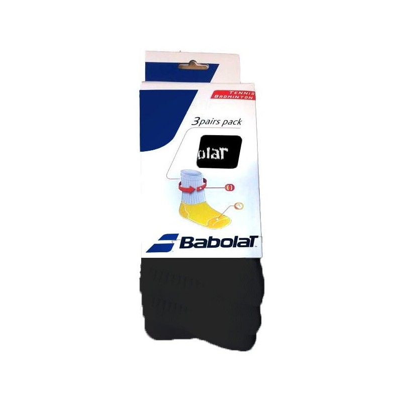 Babolat 3 Pairs Pack Black