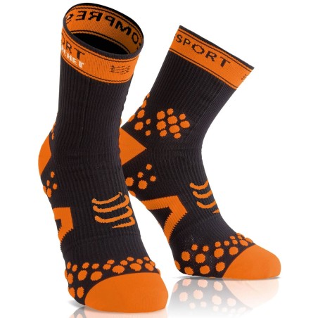 Compressport Racket Strapping Sock Black Orange Compressport Racket Strapping Sock Black Orange