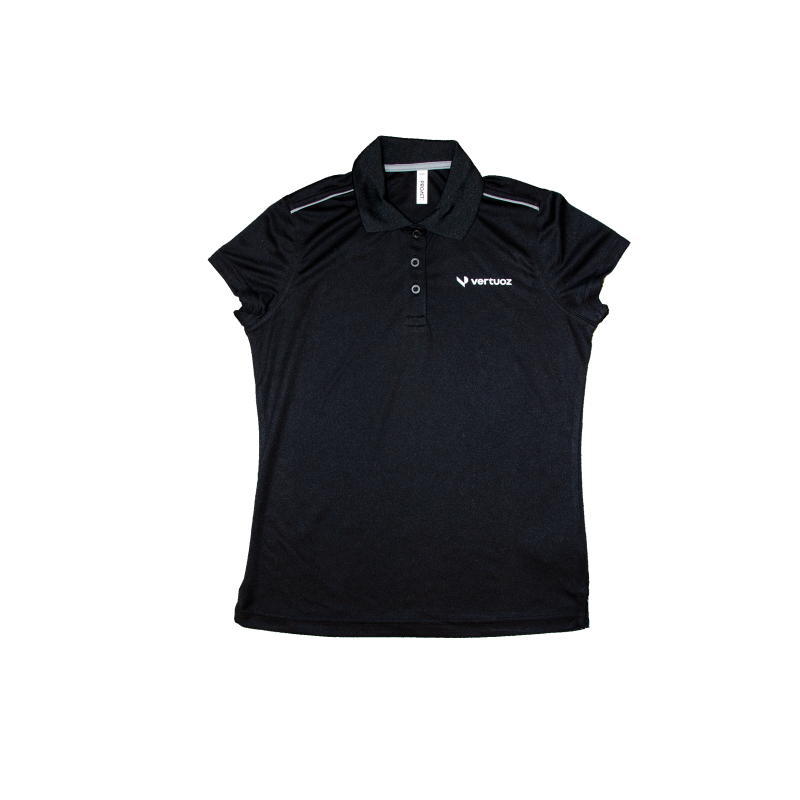 Polo femme noir