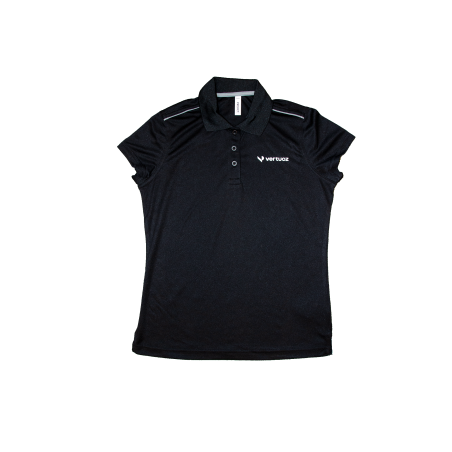 Polo femme noir