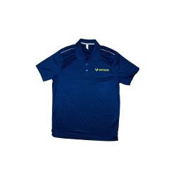 Polo bleu Vertuoz