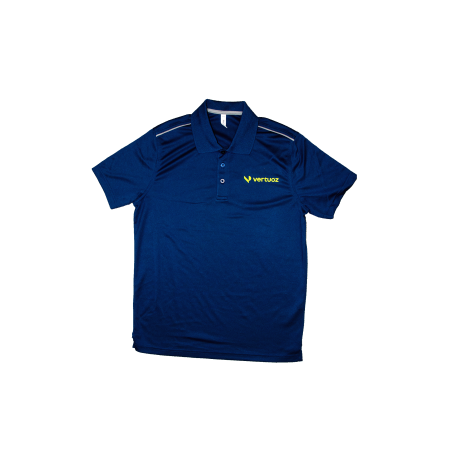 Polo bleu Vertuoz