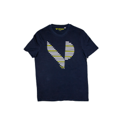 T-shirt 100% coton Vertuoz bleu