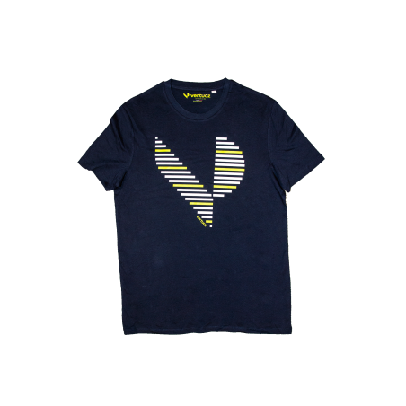 T-shirt 100% coton Vertuoz bleu