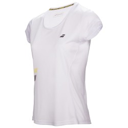 Babolat Flag Core Club Tee Women Blanc