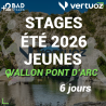 Stage Badminton Jeunes Vallon-Pont-d'Arc Été 2026