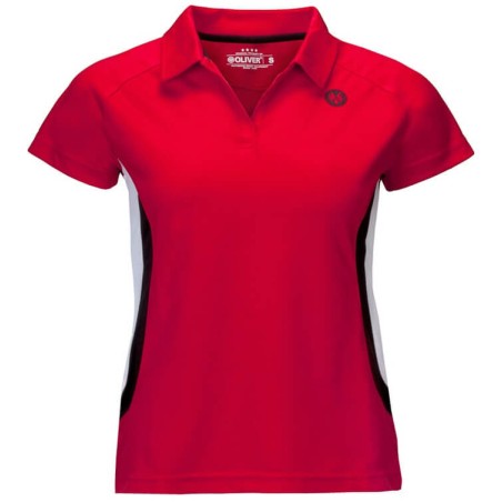 Oliver Polo Mexico Women Red Black