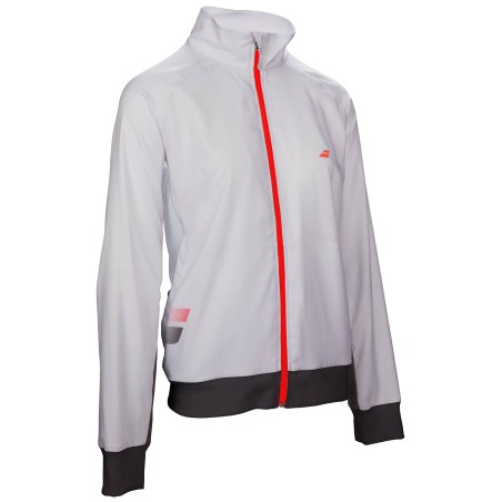 Babolat Jacket Core Club Girl Blanc Babolat Jacket Core Club Girl Blanc