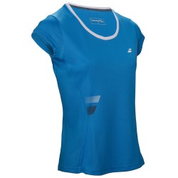 Babolat Flag Core Club Tee Girl Bleu