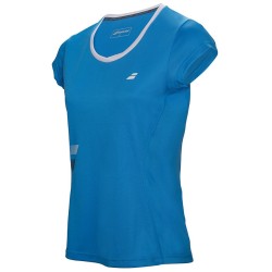 Babolat Flag Core Club Tee Girl Bleu