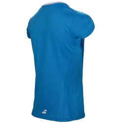 Babolat Flag Core Club Tee Girl Bleu