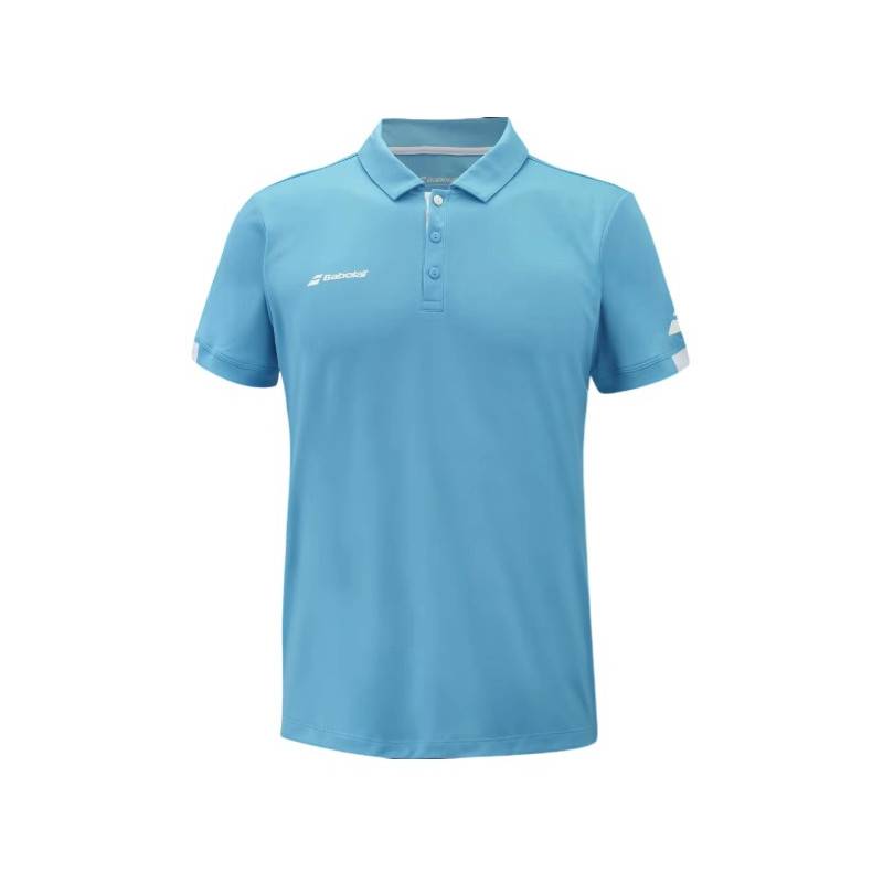 Babolat Play Polo Men Cyan Blue