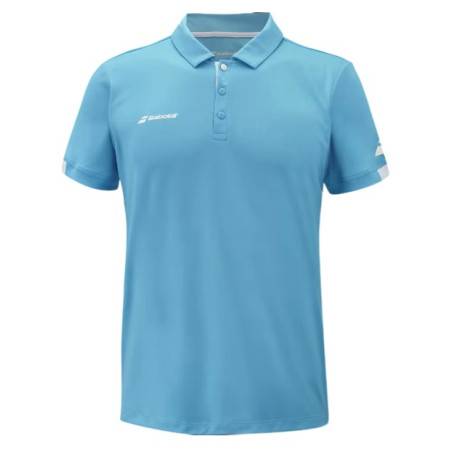 Babolat Play Polo Men Cyan Blue