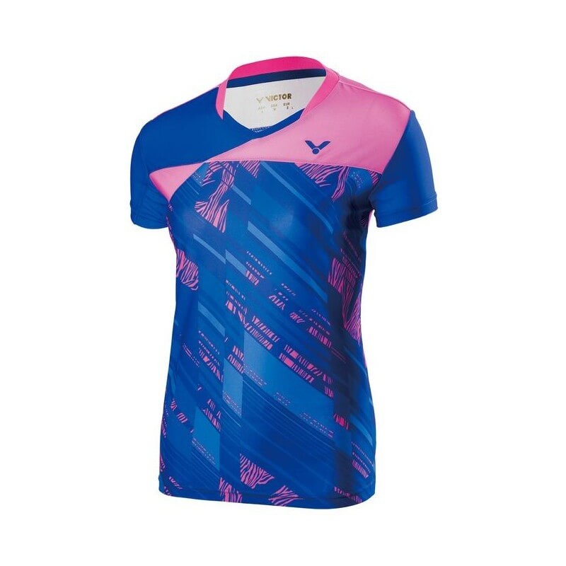 Victor Tee Shirt Women 71000 Blue Pink