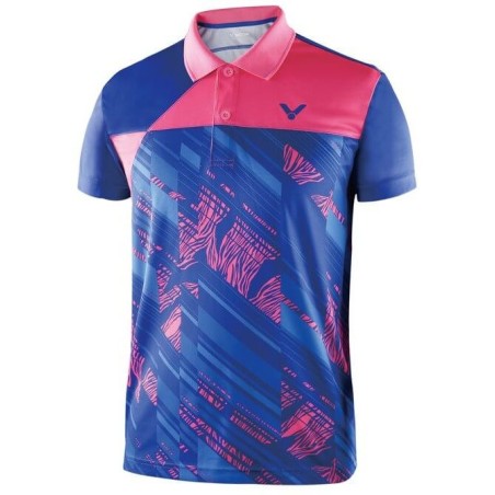 Victor Polo Men 70002 Blue Pink Victor Polo Men 70002 Blue Pink