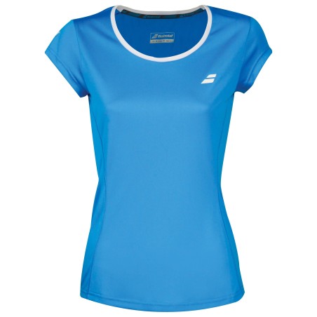 Babolat Flag Core Club Tee 201 8 Women Diva Blue Babolat Flag Core Club Tee 201 8 Women Diva Blue