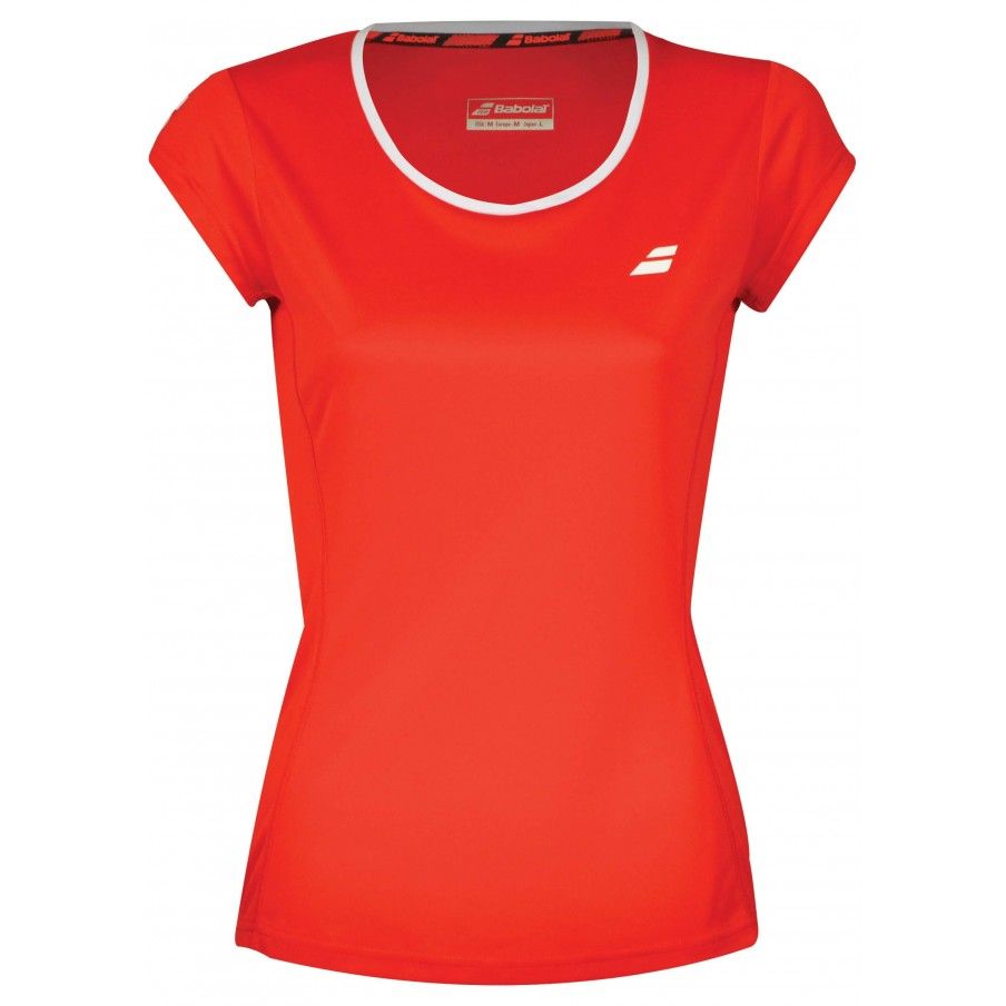 Babolat Flag Core Club Tee 201 8 Women Red Babolat Flag Core Club Tee 201 8 Women Red