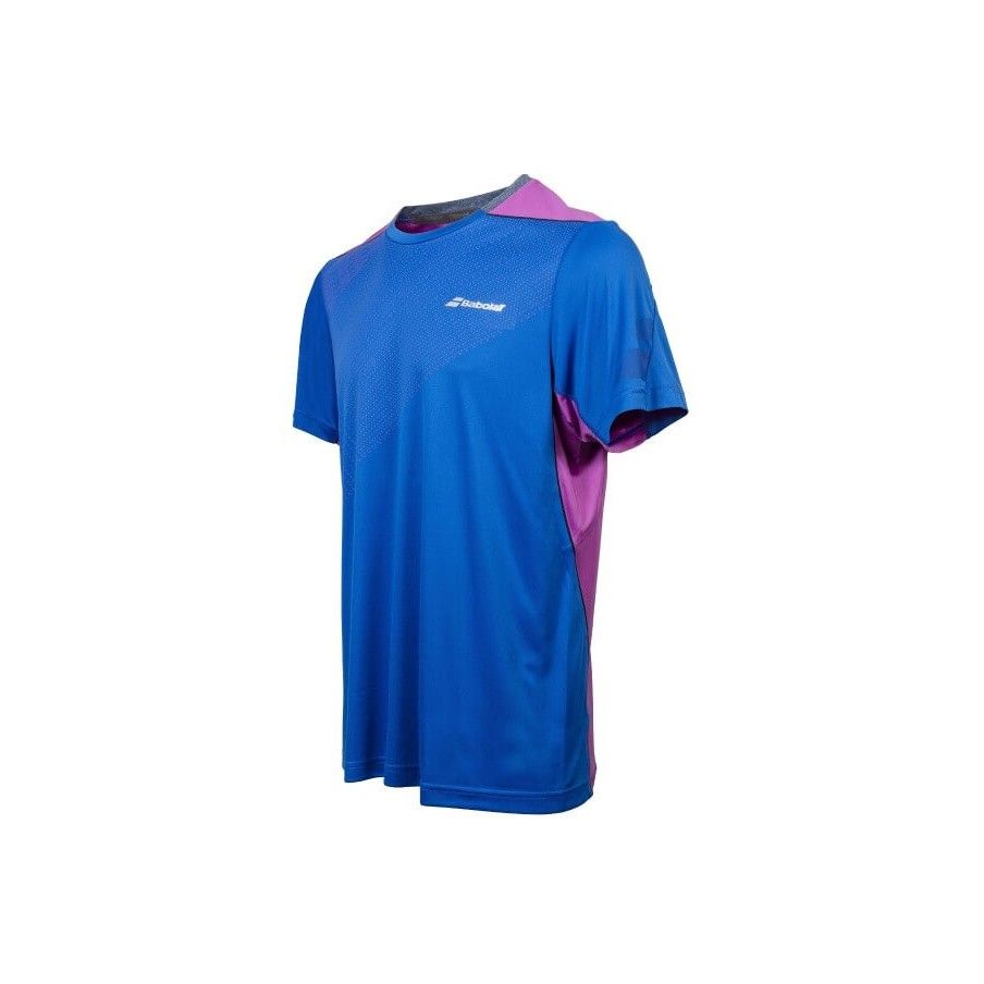 Babolat T-shirt Crew Neck Men Perf 2017 Bleu Nautilus Babolat T-shirt Crew Neck Men Perf 2017 Bleu Nautilus