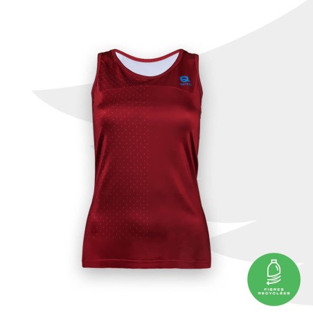 Qetzal Debardeur Competition Femme Carmin Grenadine Qetzal Debardeur Competition Femme Carmin Grenadine