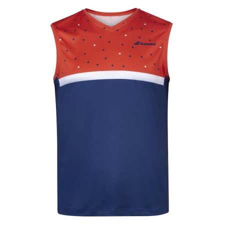 Babolat Compete Muscle Tank Men Pureed Pumpkin Blue Babolat Compete Muscle Tank Men Pureed Pumpkin Blue
