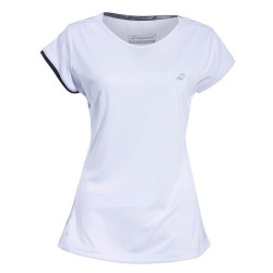 Babolat Cap Sleeve Top Women 2019 White Silver