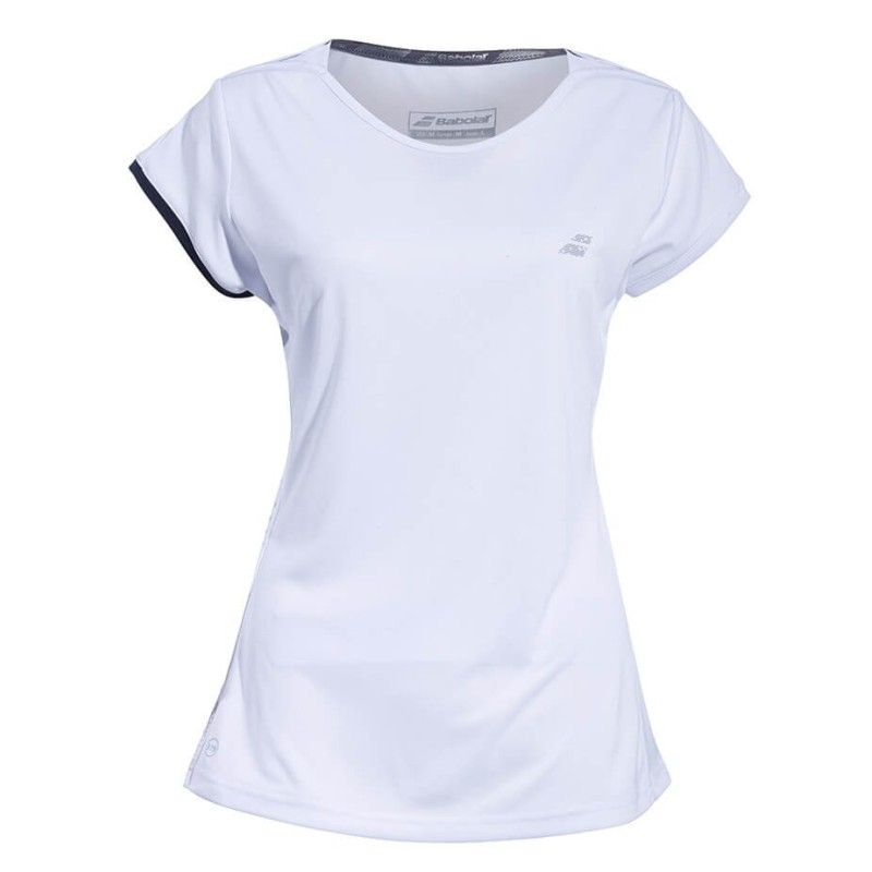 Babolat Cap Sleeve Top Women 2019 White Silver