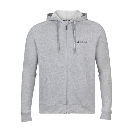 Babolat Hood Jacket Exercise Men Heather Grey Babolat Hood Jacket Exercise Men Heather Grey