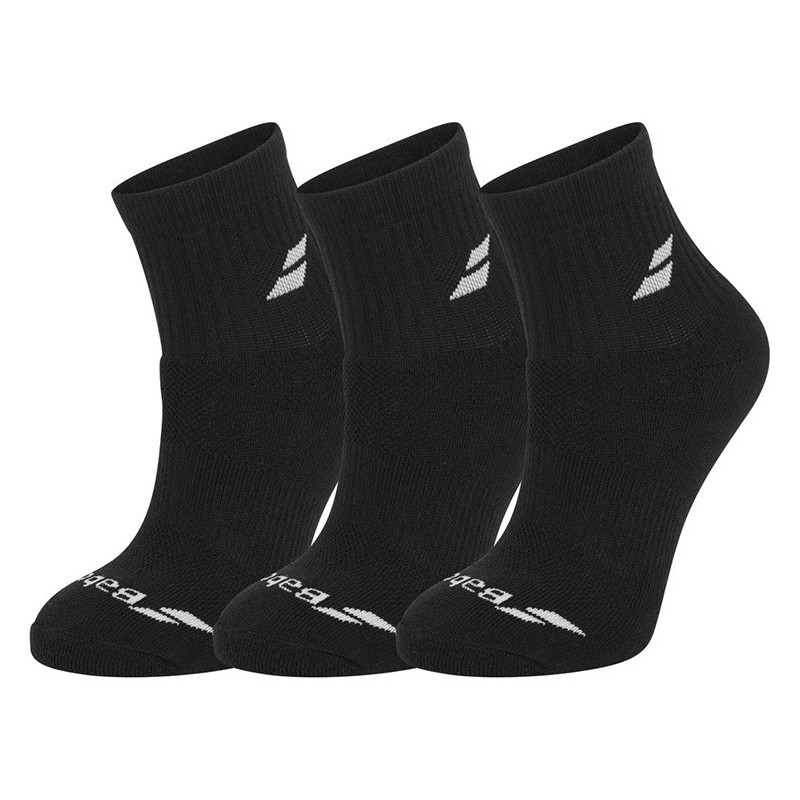 Babolat Quarter Socks X3 Black